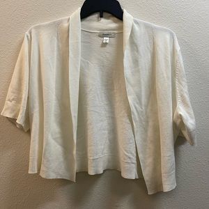 Dress Barn size 2x cardigan/cover up white